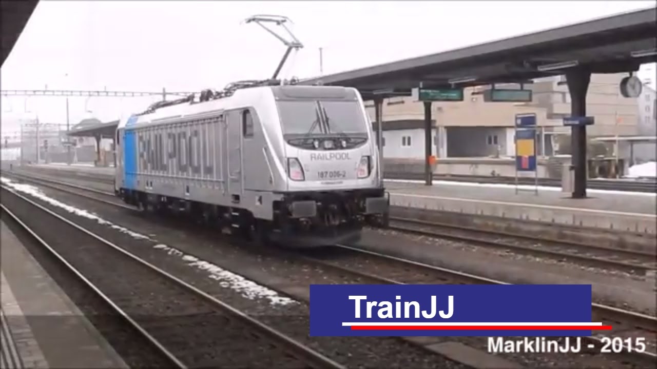 Railpool BR187 006-2 Bahnhof Rotkreuz CH - TrainJJ