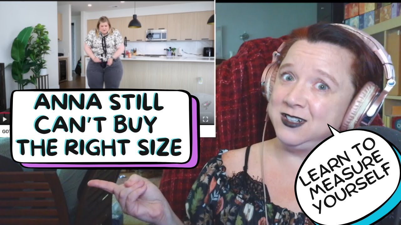 Anna Is a Skinny Goth Girly! Still Won't Buy The Right Size Clothes.