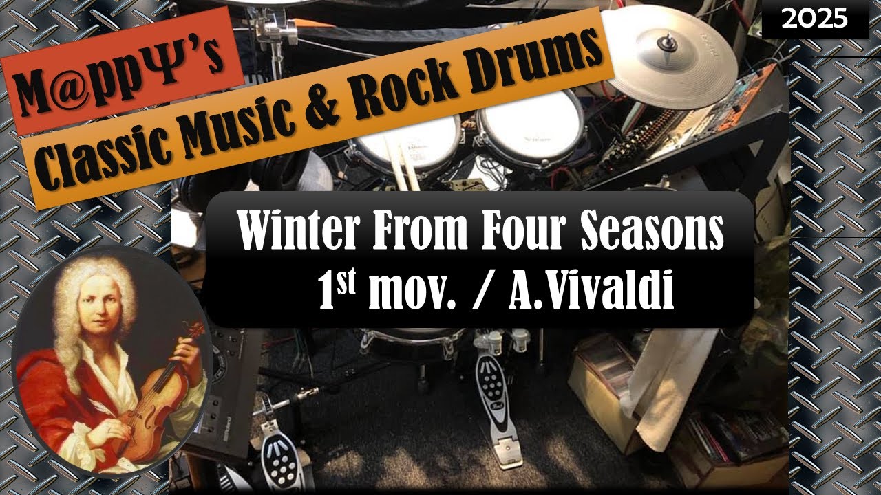 【ロックdeヴィヴァルディ】冬～四季より Winter From Four Seasons RV297 / ヴィヴァルディ A.Vivaldi - Cover | 🎧 is Better