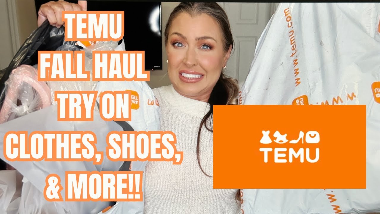 TEMU COZY FALL TRY ON HAUL | TEMU FALL CLOTHING & SHOE HAUL | HOTMESS MOMMA VLOGS