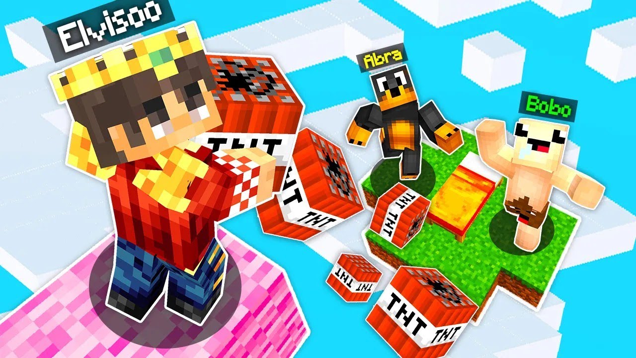 ABRA i BOBO vs ELVISOO na BED WARS! (WIELKI POJEDYNEK 2vs1)