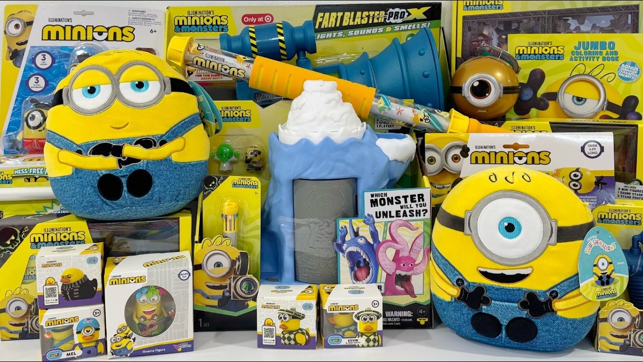 ASMR Toys The Ultimate Minions & Monsters Toy Collection Oddly Satisfying Toy Unboxing