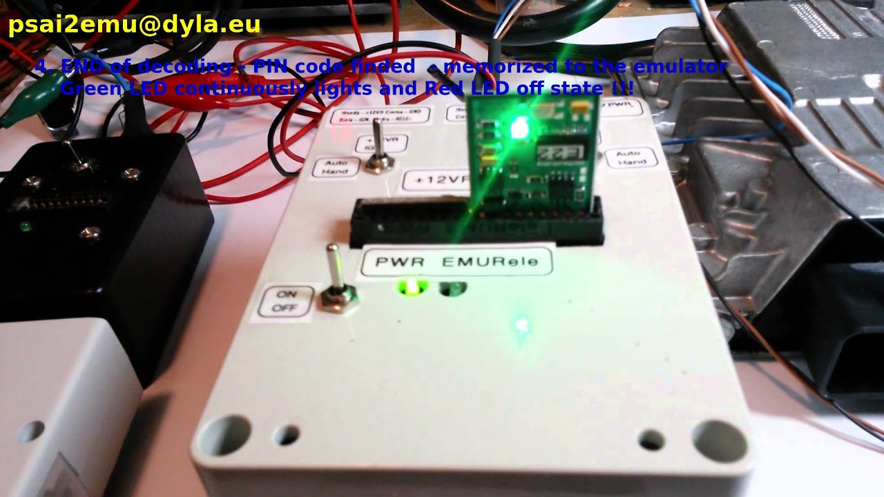 Tutorial #5 psai2emu SID807 PIN code decoding ( creating Plug&Play  ECU )