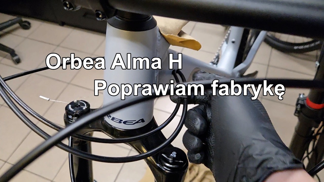 Orbea Alma H - poprawiam fabrykę eliminuję dźwięki tłukących się pancerzy