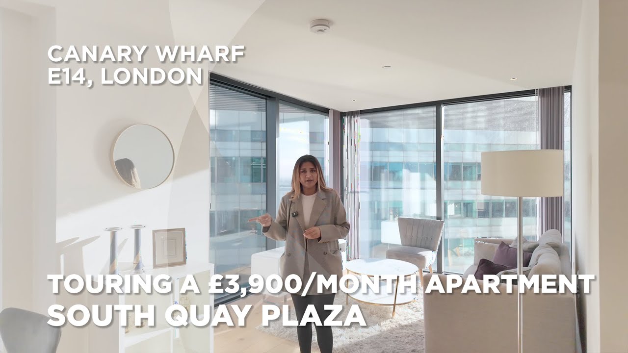 Интерьер потрясающей роскошной квартиры в комплексе South Quay Plaza, Лондон | Экскурсия по объекту