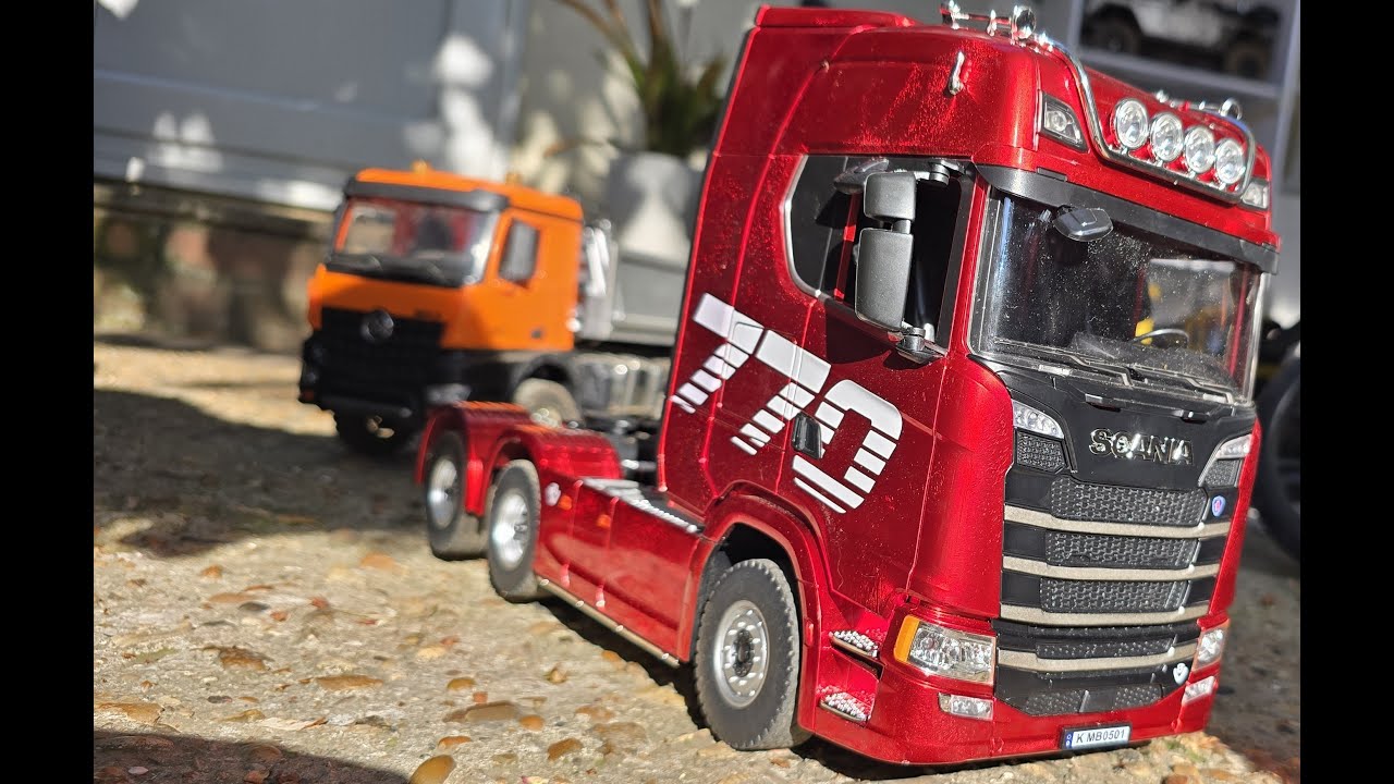 Обзор и тест Huina 1501 (Scania 770). Грузовик на пределе своих возможностей!