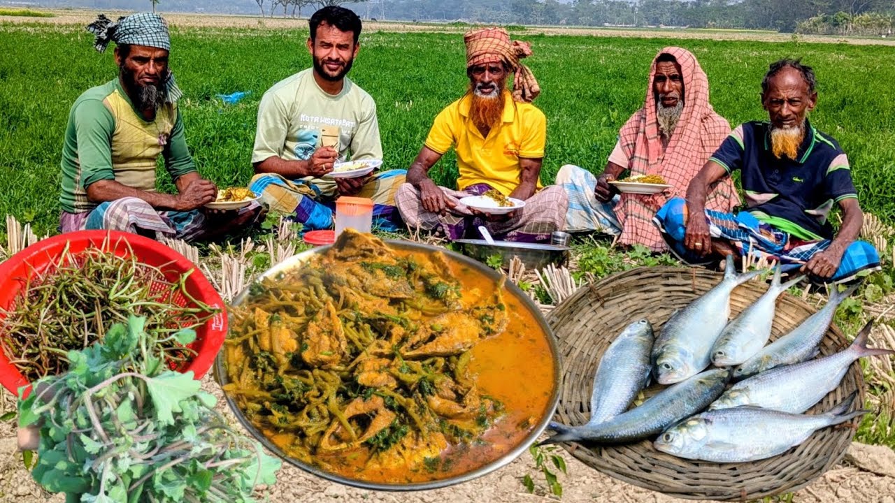 হাগড়া দিয়ে ইলিশ মাছ রান্না, খেতে অমৃত মত লাগে|#villagecooking #Gharami Agro Farm