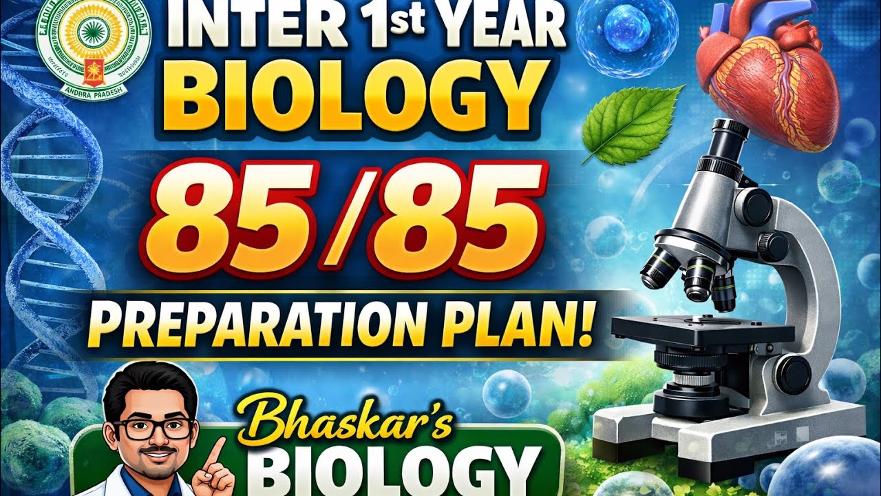 Intermediate First Year Biology 7 Days Preparation || Best Strategy For Biology Preparation 