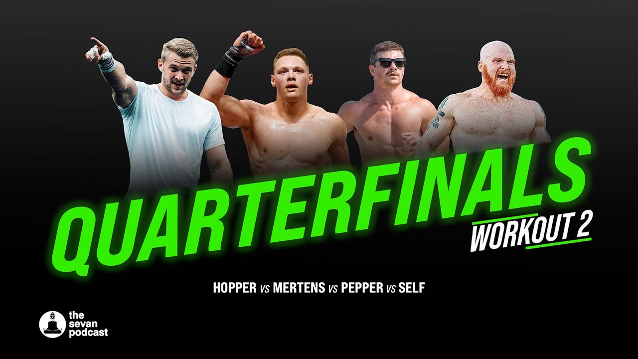 2024 CrossFit Games Quarterfinals Hopper vs Mertens vs Pepper vs Self: Workout 2
