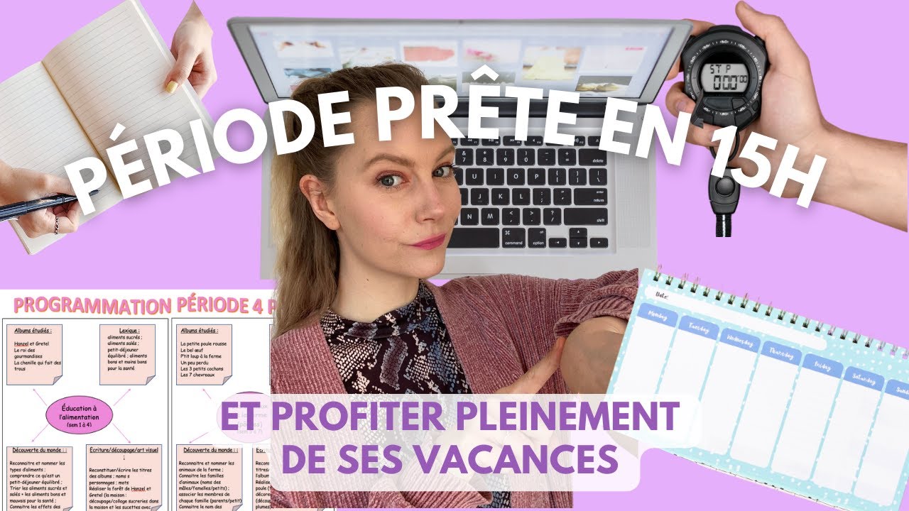 15H POUR PRÉPARER SA PÉRIODE ! 🤩 (et profiter pleinement de ses vacances)