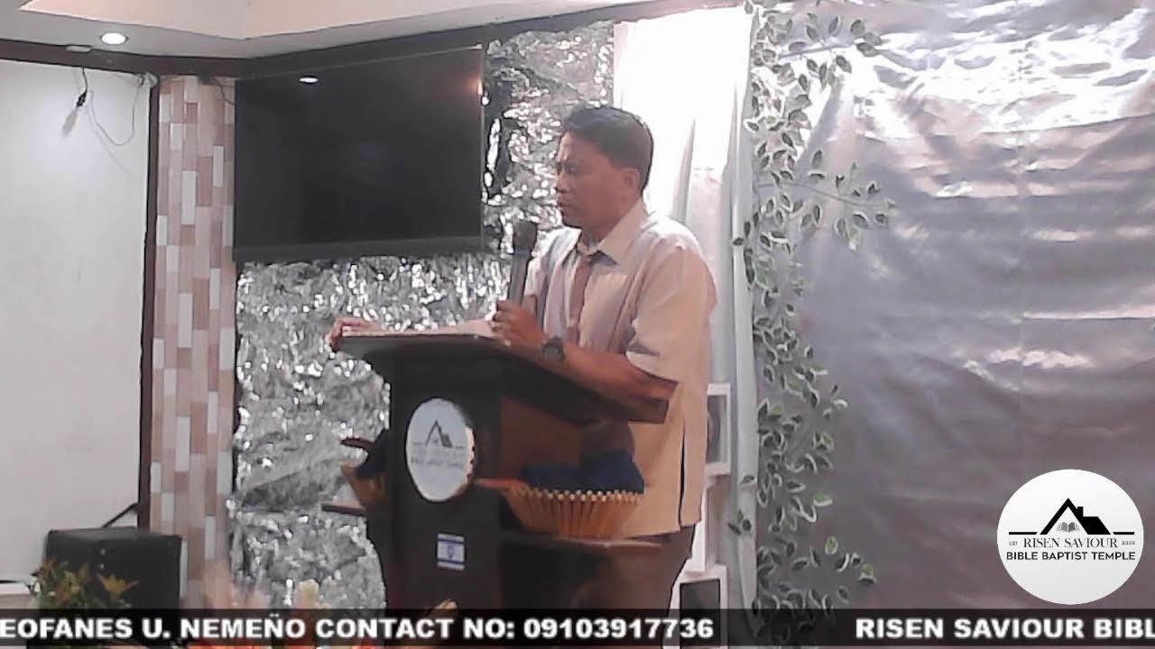 RISEN SAVIOUR BIBLE BAPTIST TEMPLE Live Stream