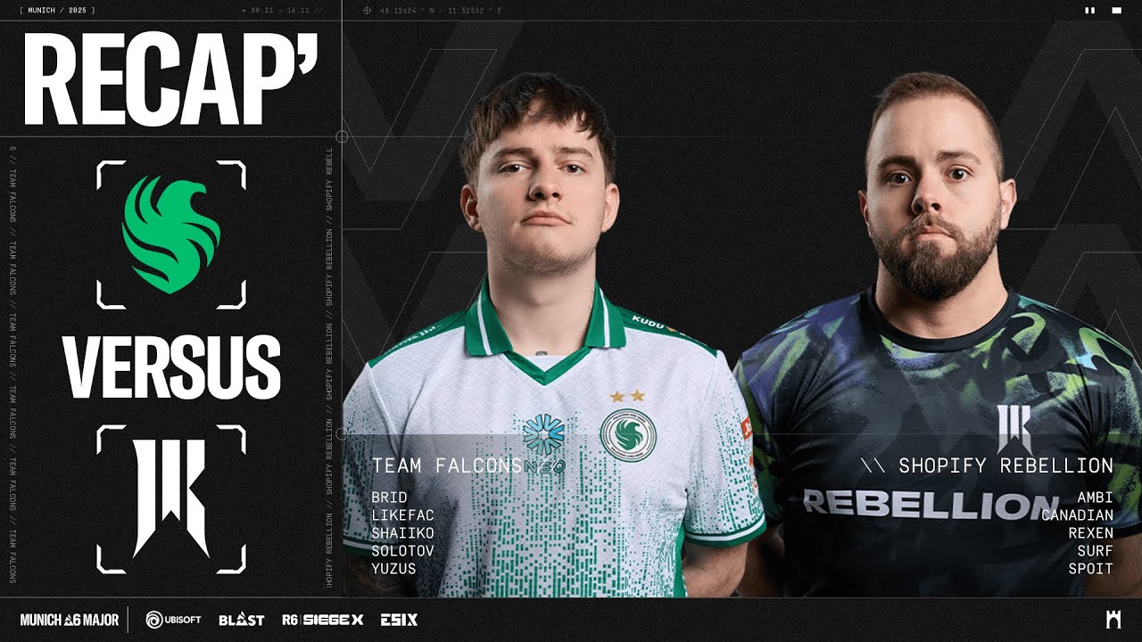 Munich Major - Round 1 - Team Falcons vs Shopify Rebellion