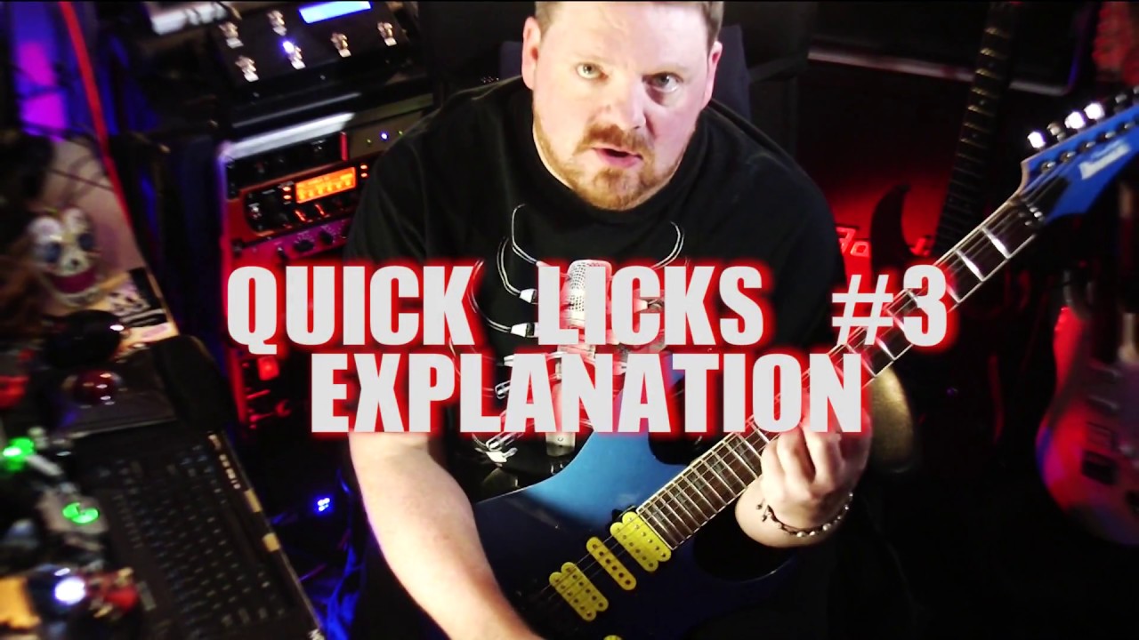 Quick Licks #3 - (Pull Offs) Uneven Open String Picking