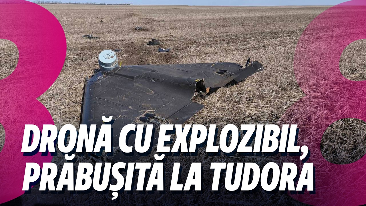 Știri: O dronă cu explozibil s-a prăbușit la Tudora /Procuratura Generală s-a autosesizat /17.03