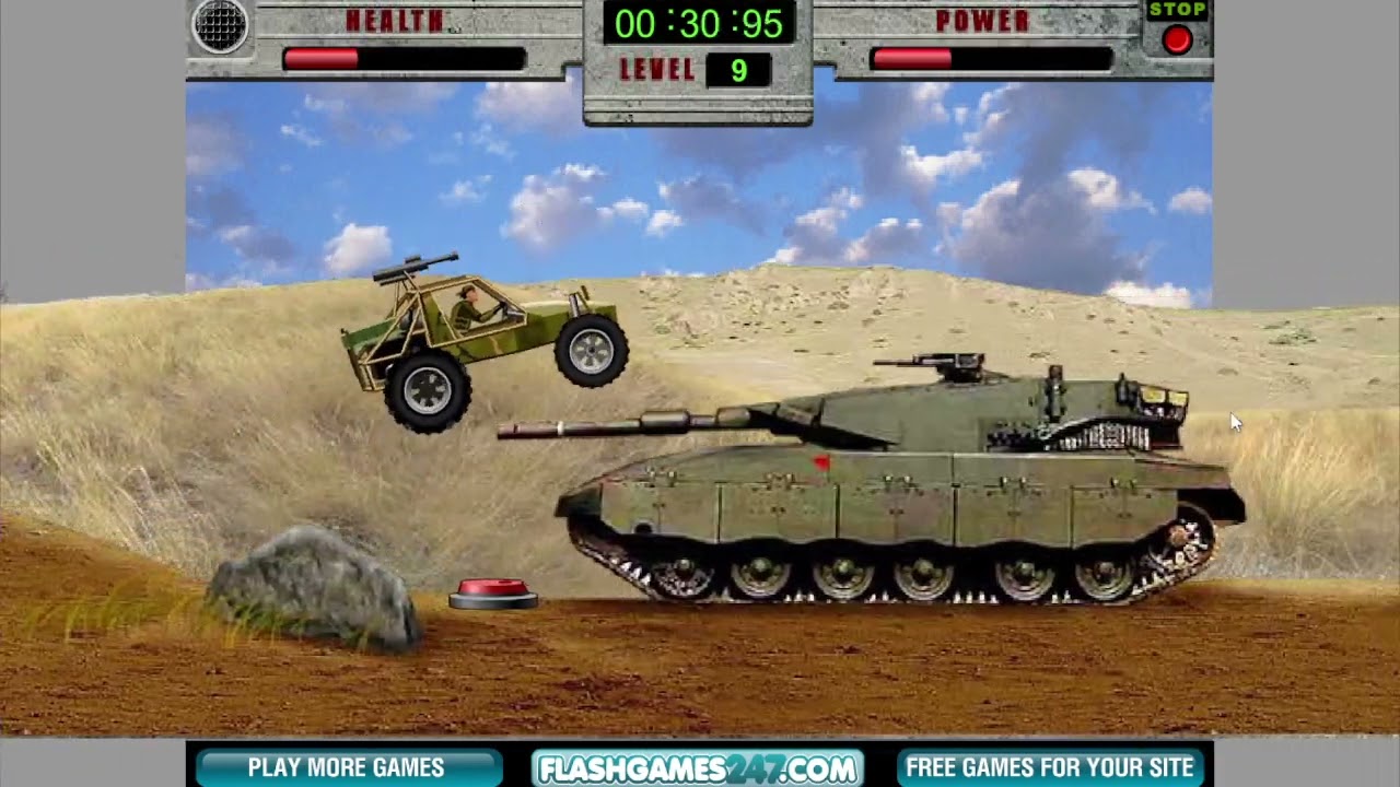 Buggy Run: Proving Ground Gameplay (Flash Game)