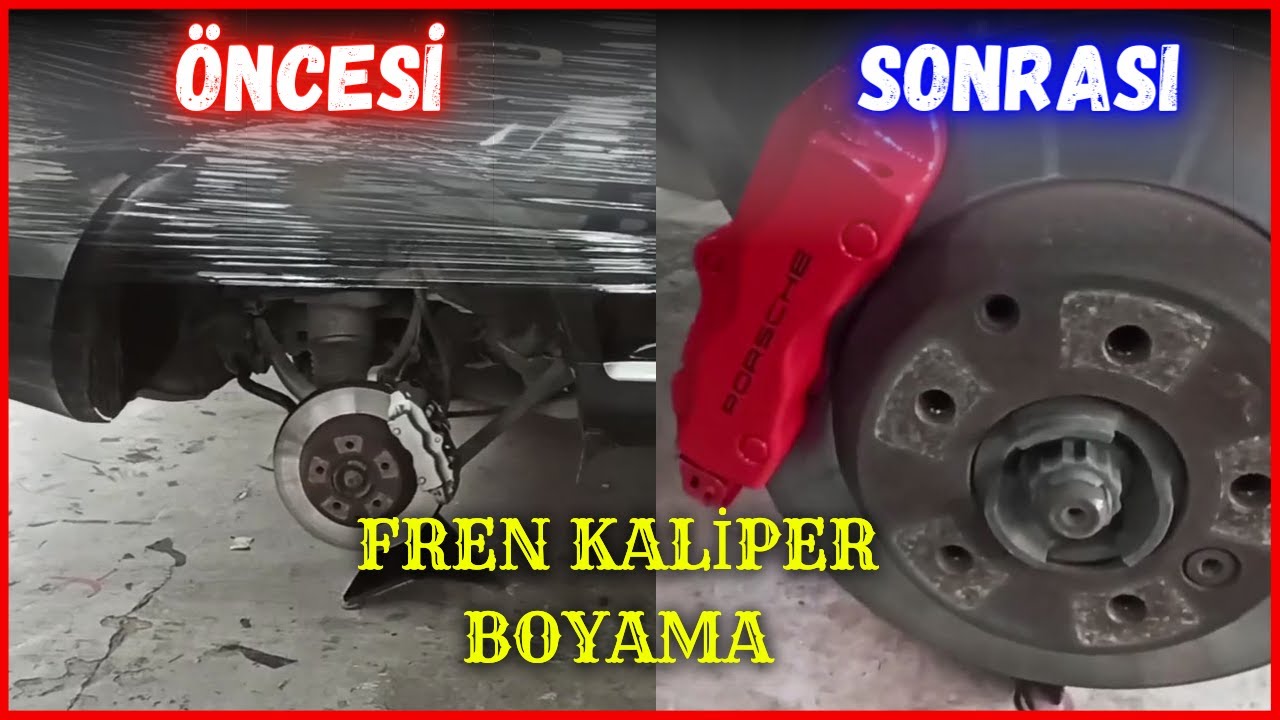 FREN KALİPER DETAYLI BOYAMA | FREN BALATA BOYAMA