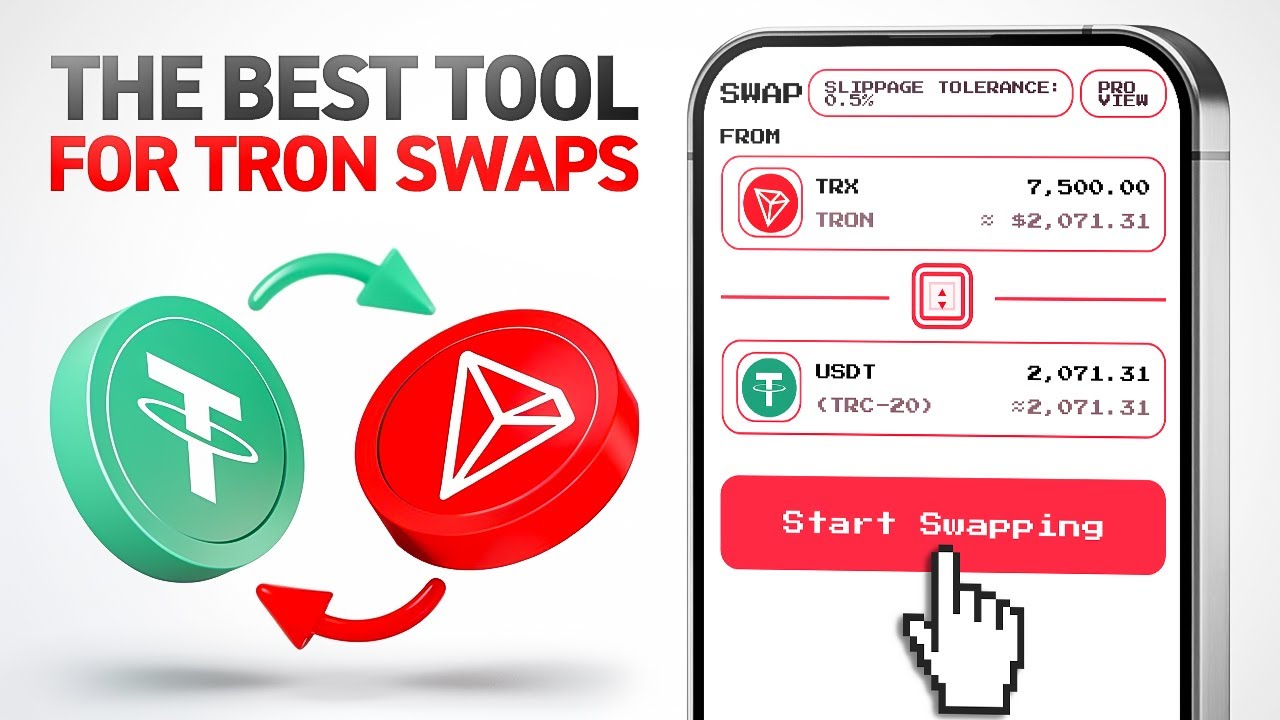 How to Swap TRON (TRC-20) Tokens With ZERO Gas Fees