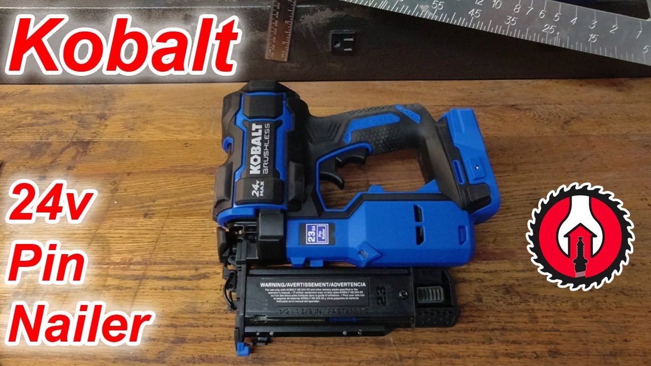 Kobalt 24v XTR 23-Gauge Pin Nailer