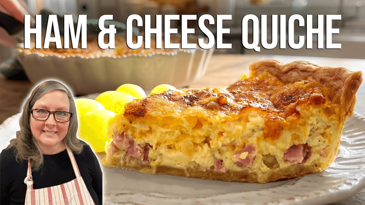 Easy Ham & Cheese Quiche Recipe | Perfect for Breakfast or Brunch