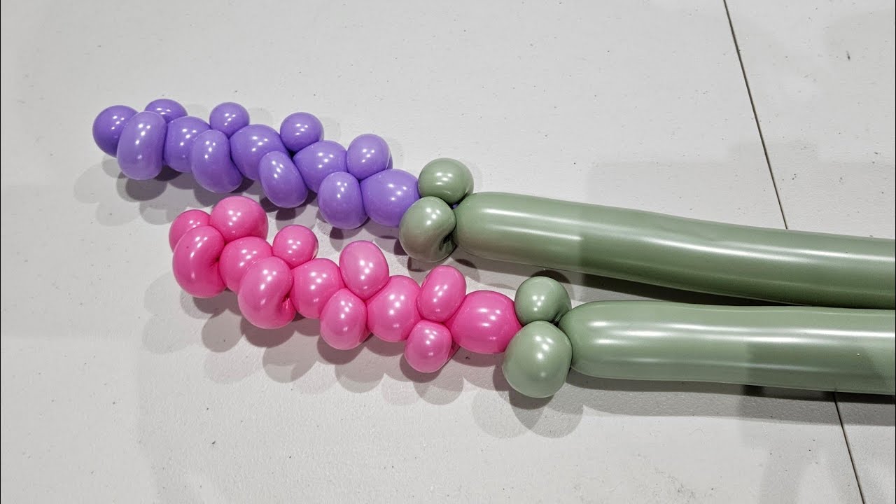 How to make lavender flower balloon