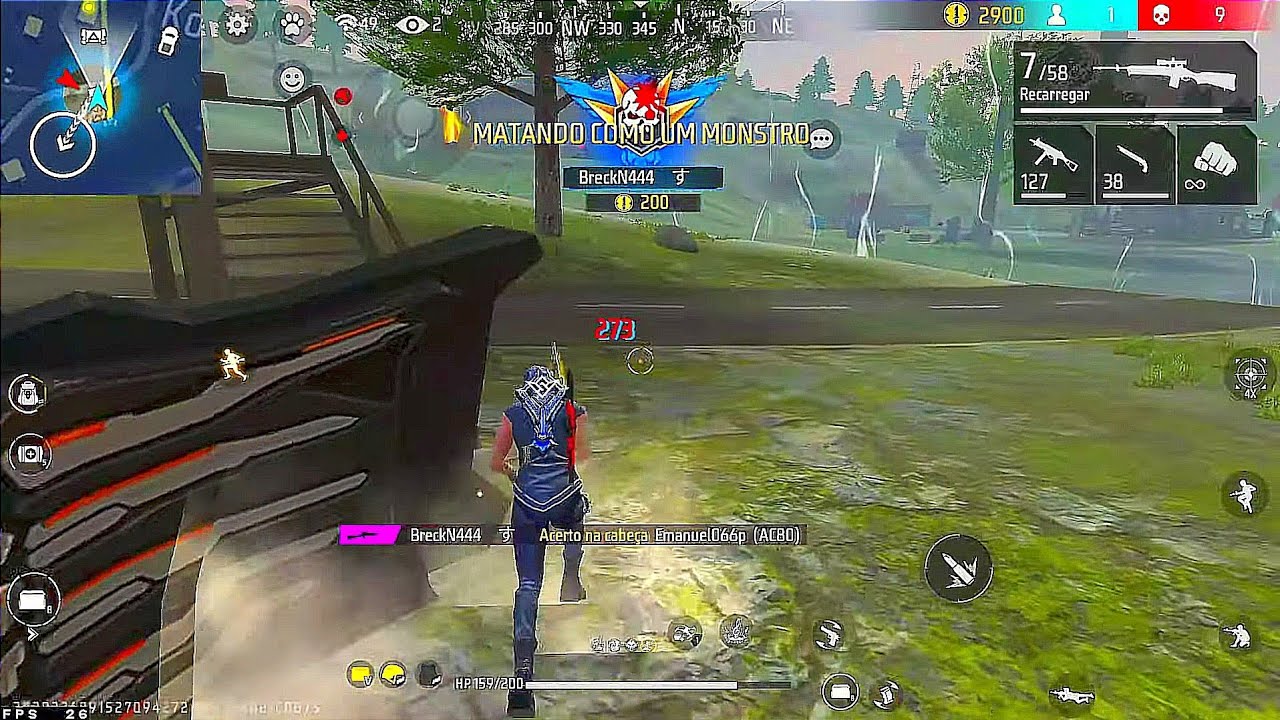 JOGANDO CONTRA PRO PLAYERS MODO BERMUDA COM AC80 E UMP BRECKN444 FREE FIRE
