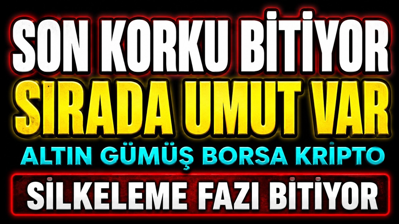 PİYASALARDA UMUT BAŞLIYOR MU? Altın, G&uuml;m&uuml;ş, Borsa ve Kriptoda Kritik D&ouml;n&uuml;ş