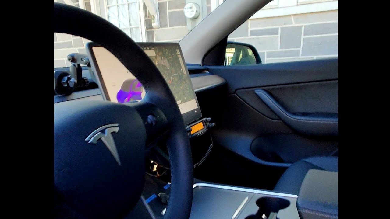 Ham Radio Install in Tesla Model Y