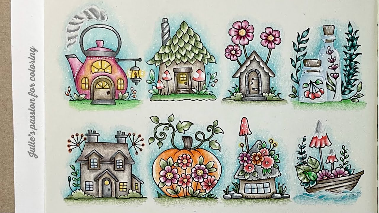 🍀 Small victories by Johanna Basford ✏️ Caran d’Ache Luminance - coloring tutorial Part 2