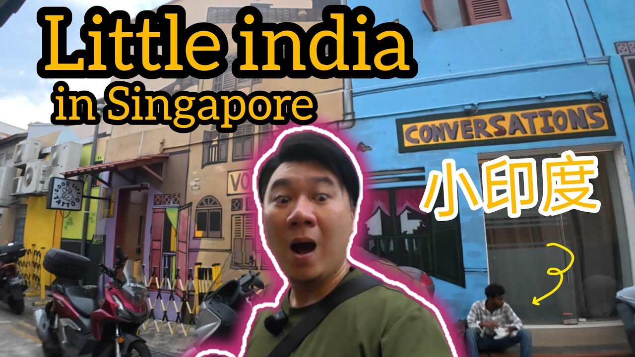 Wandering at little india in Singapore 