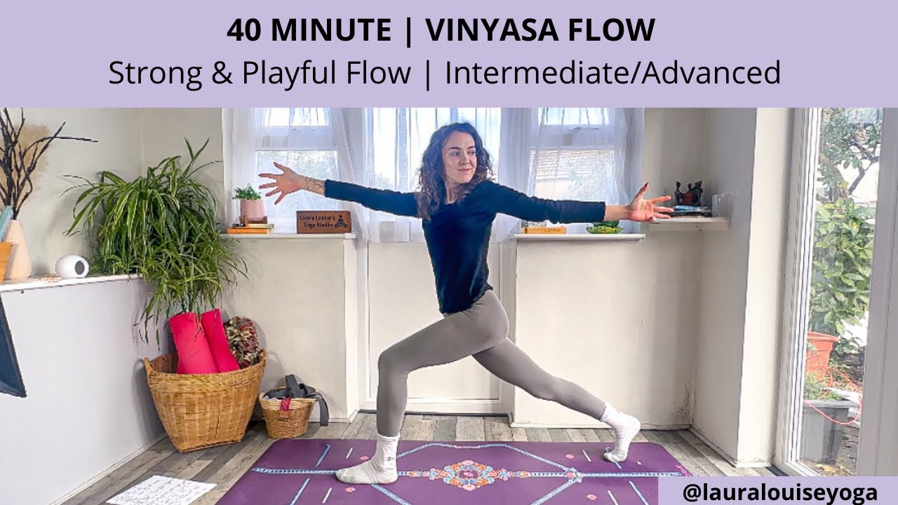 40 Minute Dynamic Vinyasa Flow | Strong & Playful Yoga Flow | Intermediate/Advanced