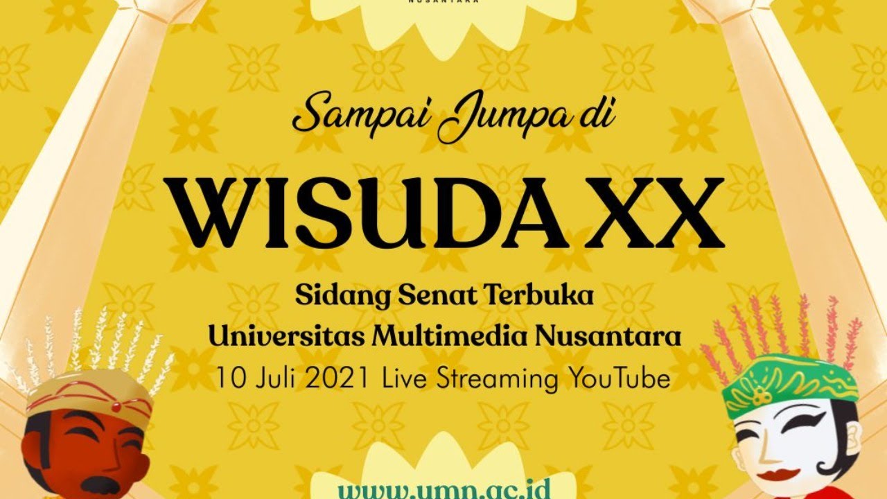 Wisuda Online XX Universitas Multimedia Nusantara