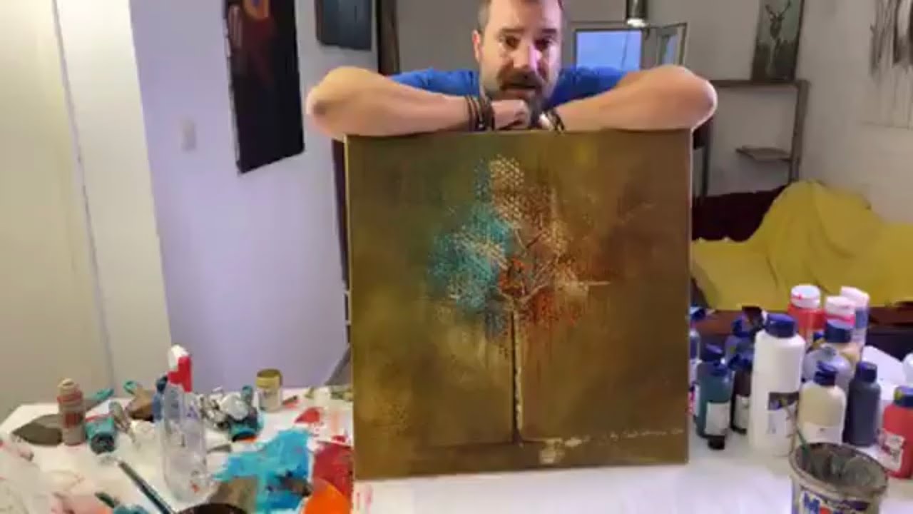 DIY Abstract tree with babbles