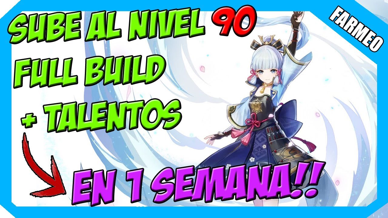 ✨​LA MEJOR forma de subir a AYAKA al nivel 90✅​FARMEO RÁPIDO TALENTO +Guía build 🛡️​Genshin Impact