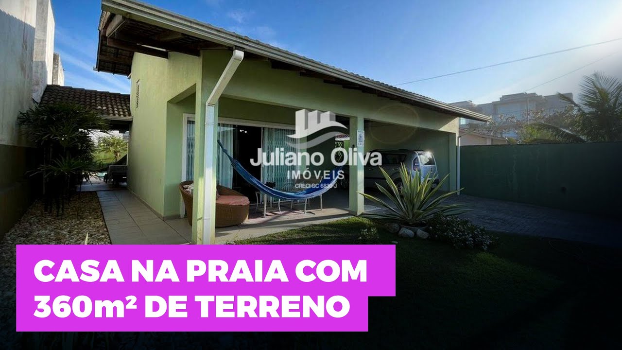 VENDIDA-CASA COM PISCINA EM FRENTE A PRAIA DE ITAPOÁ EM SANTA CATARINA