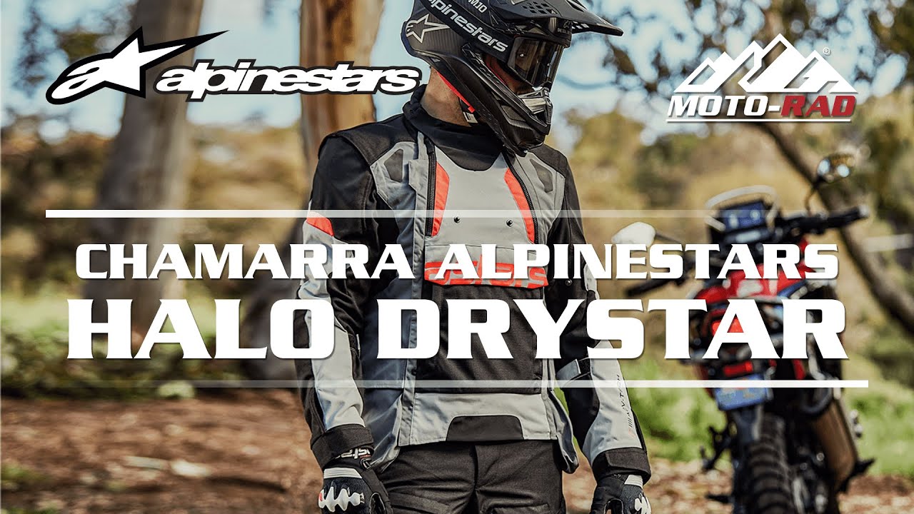 Alpinestars Halo Drystar - La chamarra ideal para el calor, pero preparada para lluvia.
