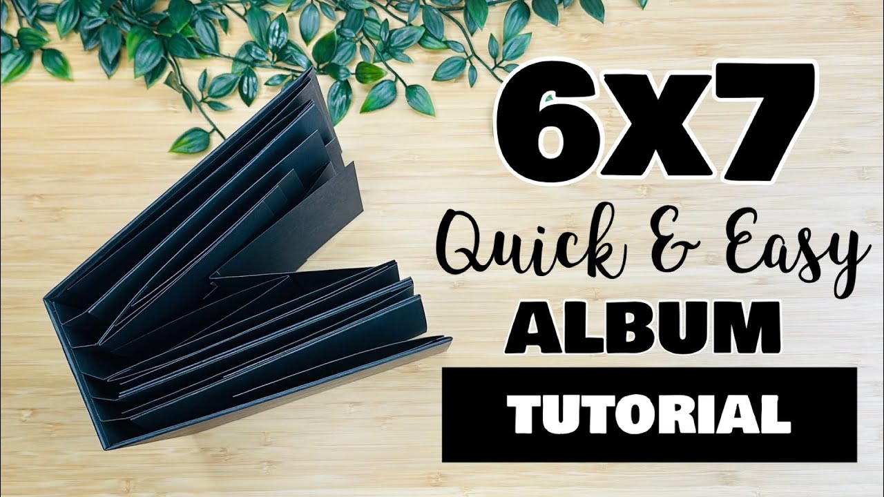 6x7 EASY HINGES Mini Album Tutorial - Step by Step!!