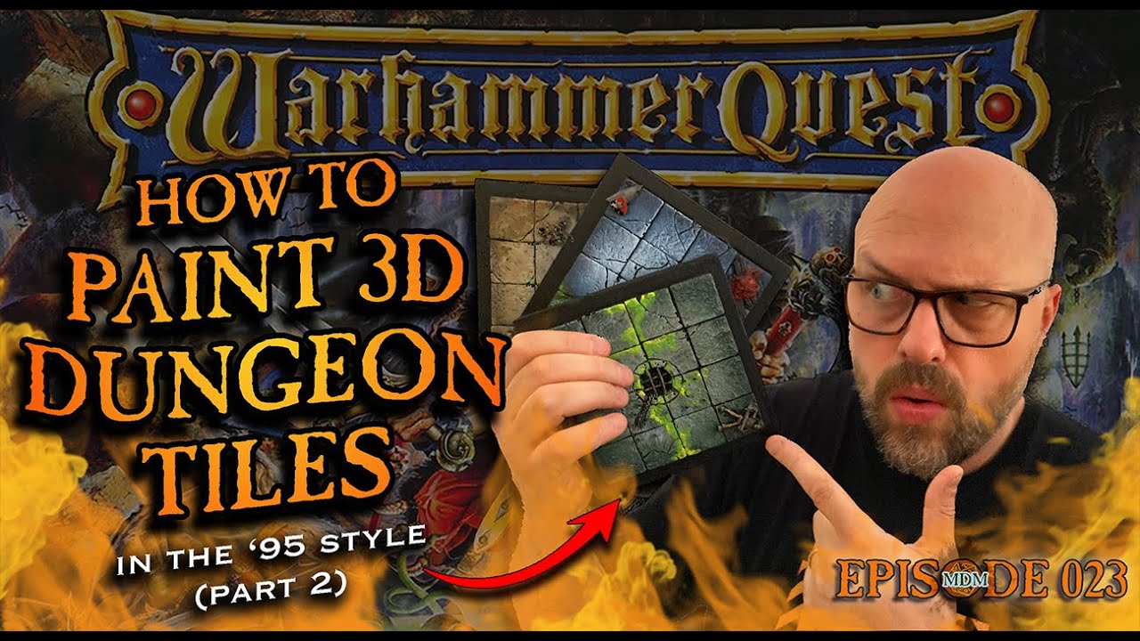 WARHAMMER QUEST ’95 3D Dungeon Tiles - Part 2