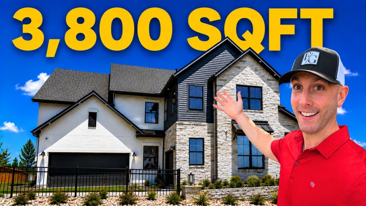 Touring a MASSIVE New Model Home in Booming Austin Suburb (Brand New Community)