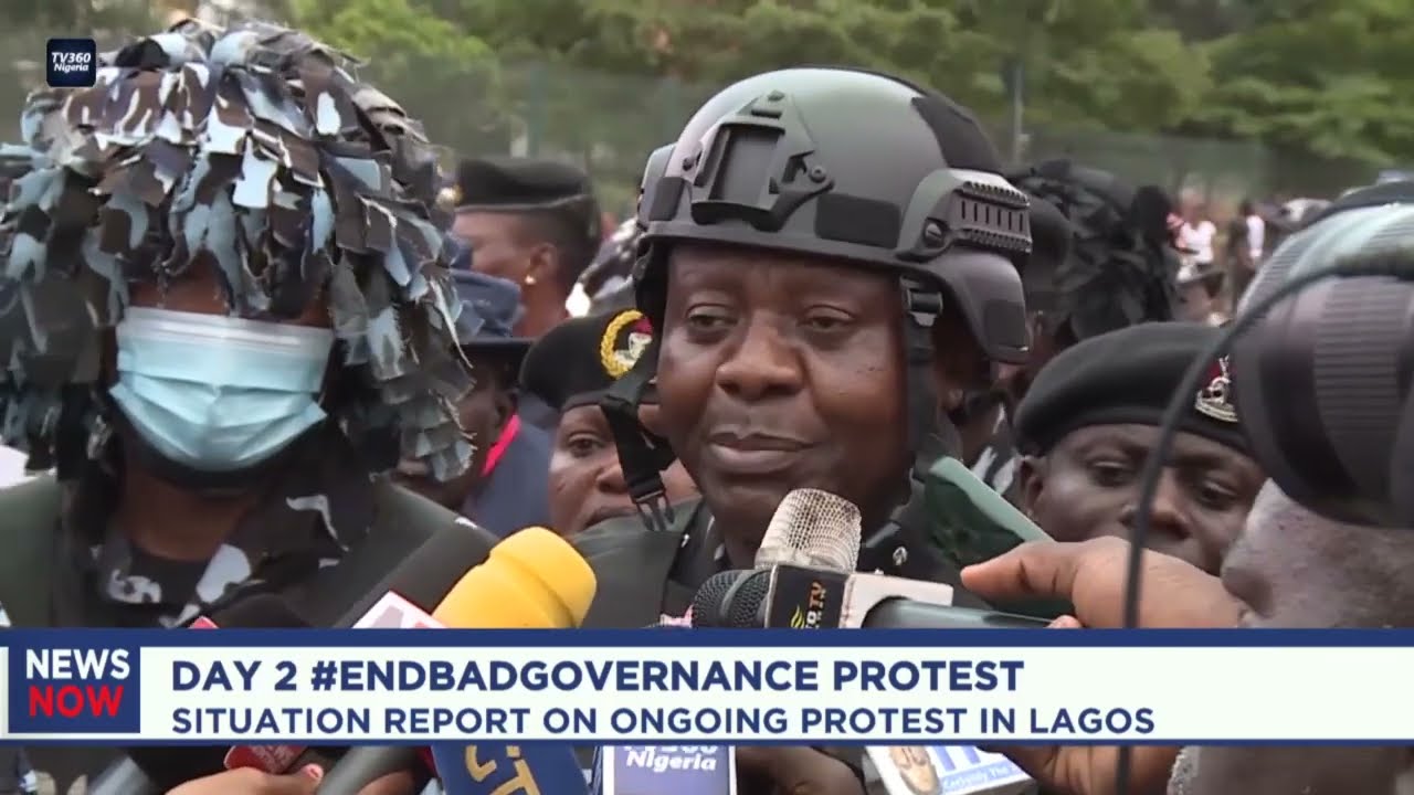 Day 2 #Endbadgovernance Protest: Situation report on ongoing protest in Lagos