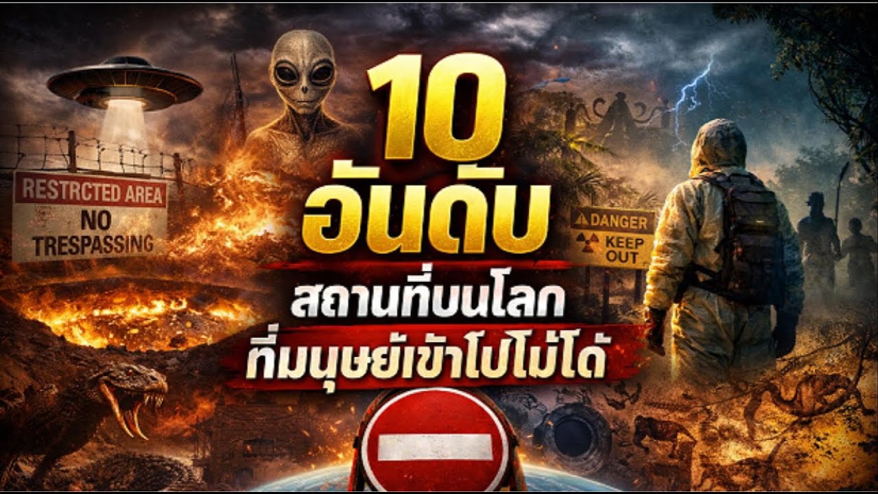 10 อันดับสถานที่ต้องห้ามของโลก | เข้าไปอาจไม่มีใครกลับออกมา