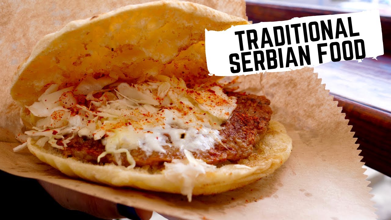 Serbian Burger King of BELGRADE, Serbia | BEST traditional SERBIAN FOOD at OLD SCHOOL restaurants