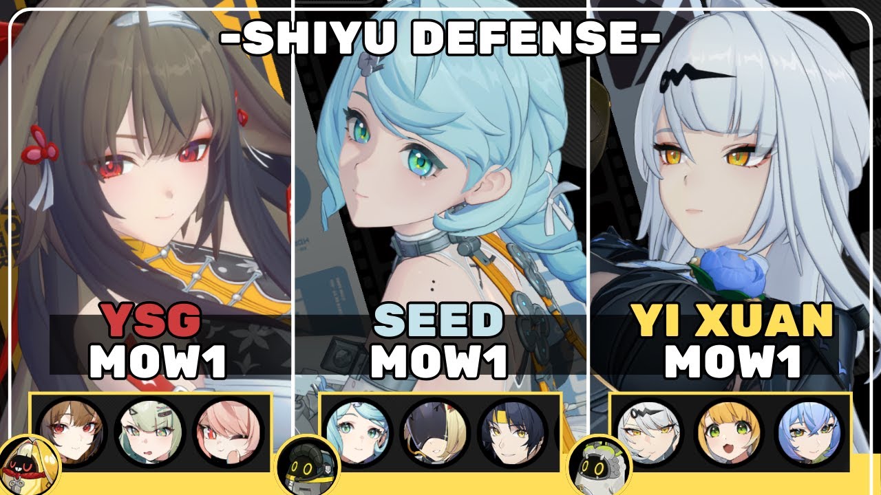 Shiyu Defense 2.6 - v1| Ye Shunguang, Seed x Harumasa, Yi Xuan | Zenless Zone Zero