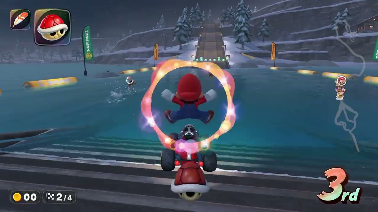 Mario Kart World: Starview Peak to Cheep Cheep Falls Route