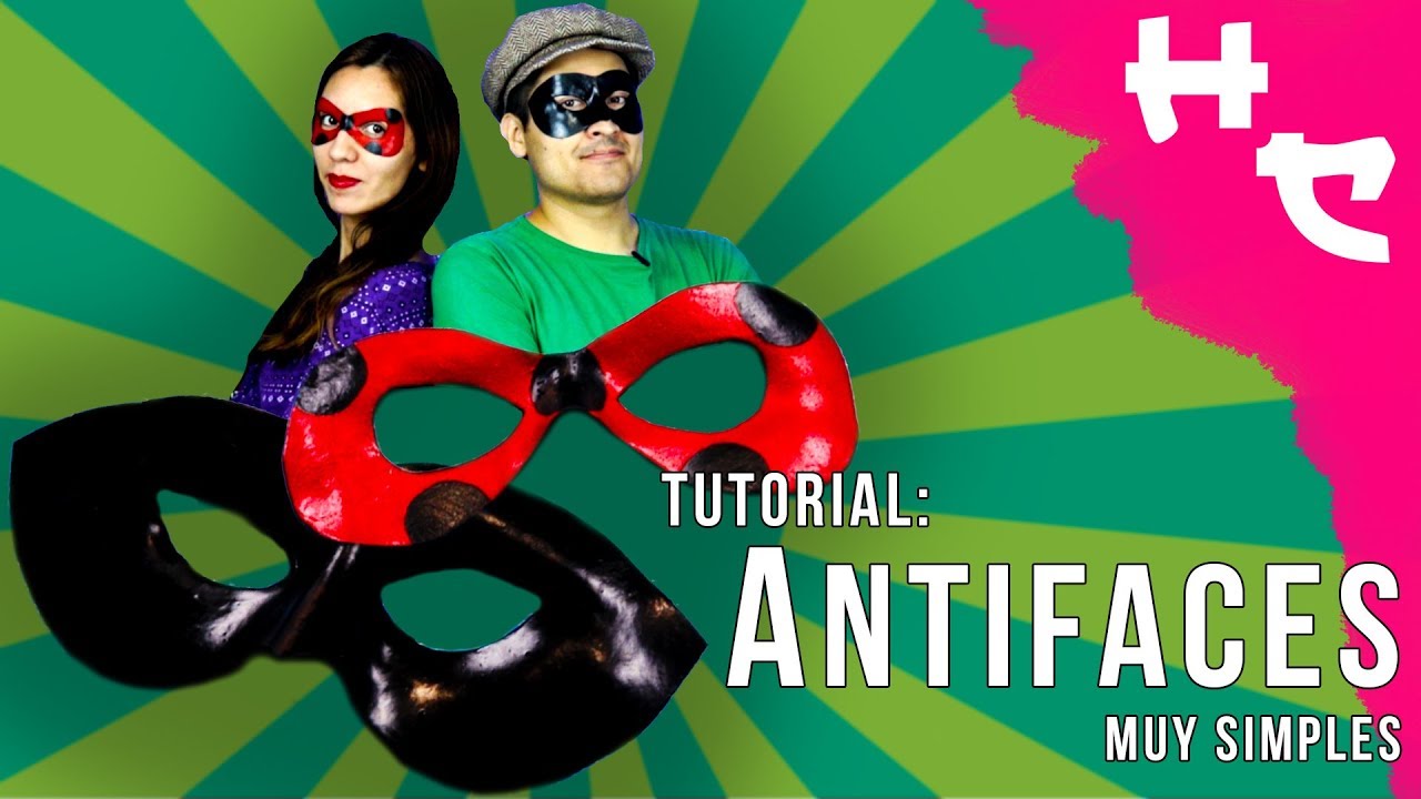 ¡Hagamos Antifaces! + Plantillas del antifaz de Ladybug y Cat Noir