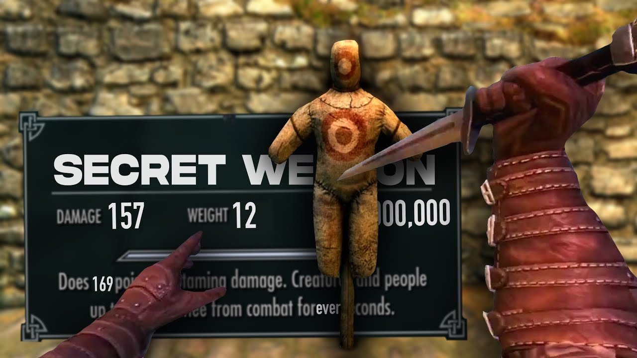 3 Secret Weapons YOU Missed in Skyrim!!!