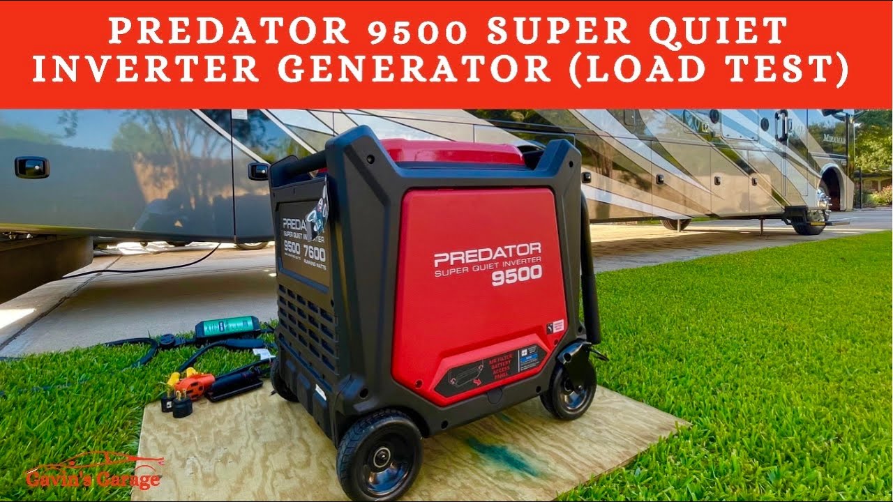 Load Test: The Harbor Freight Predator 9500W Inverter Generator Review