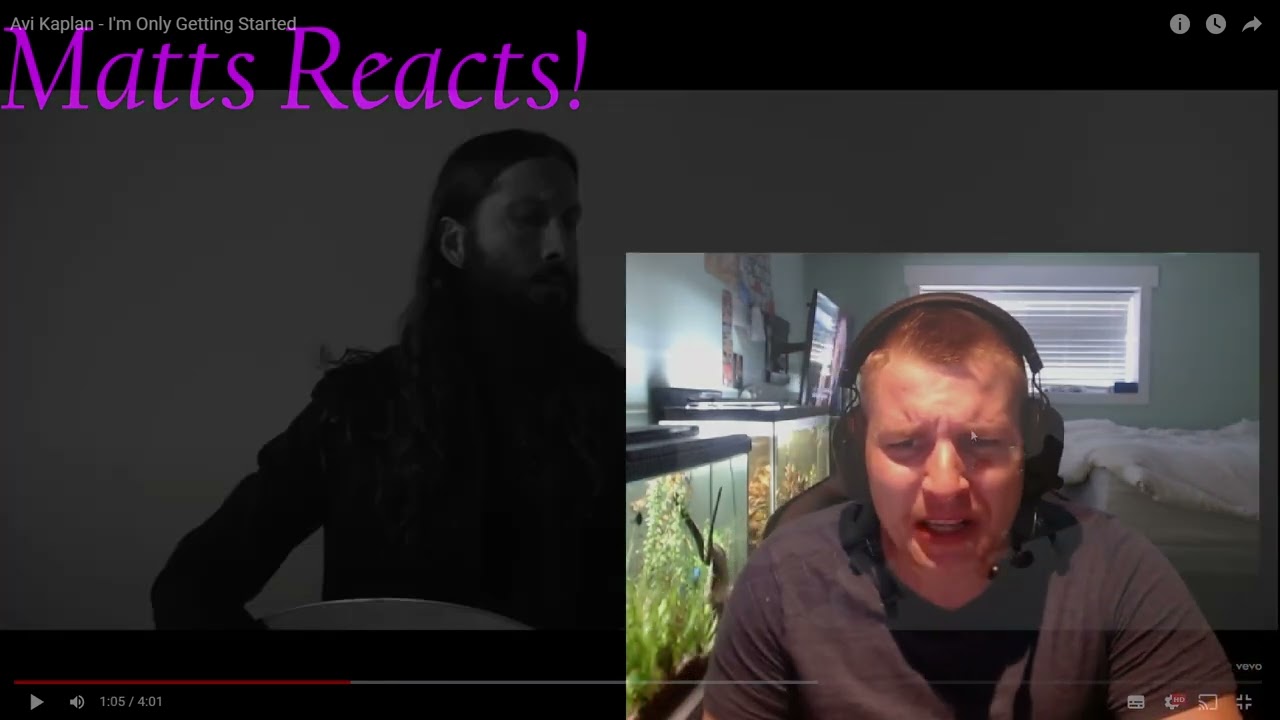 I'm only getting started - Avi Kaplan, REACTION. Knocked down 4  GET UP FIVE.