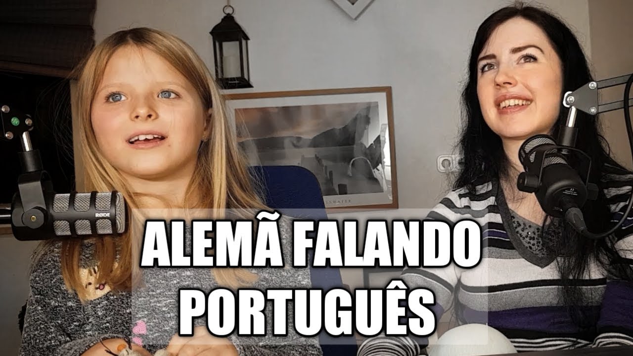 Alemã tentando falar nomes e sobrenomes brasileiros.