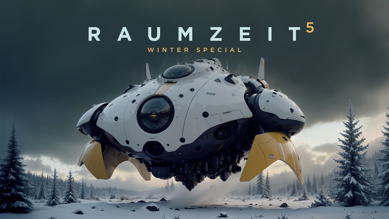 RAUMZEIT 5 / One hour 80s space ambient music for work - Winter edition