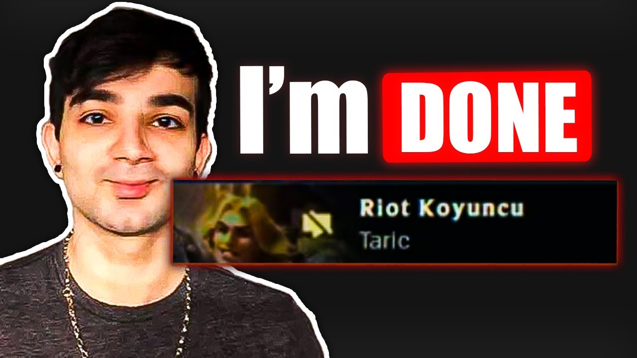 Tarzaned Getting Trolled vs a Rioter - The game that made him quit League